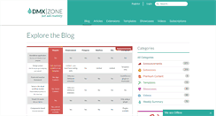 Desktop Screenshot of dmxzone.com